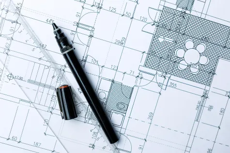 Heinzl Holzbau GmbH, Baugenehmigung, Einreichplan